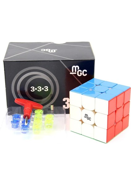 Mgc 3x3 V2 Renk Stili Yj Mgc Sürüm Serisi 2x2 3x3 4x4 5x5 6x6 7x7 Elite M Manyetik Megaminxeds Magic Speedcube Cubo Magico Oyuncaklar Çocuklar Için Hediye (Yurt Dışından)