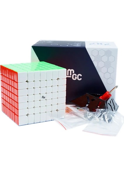 Mgc 3x3 V2 Renk Stili Yj Mgc Sürüm Serisi 2x2 3x3 4x4 5x5 6x6 7x7 Elite M Manyetik Megaminxeds Magic Speedcube Cubo Magico Oyuncaklar Çocuklar Için Hediye (Yurt Dışından)