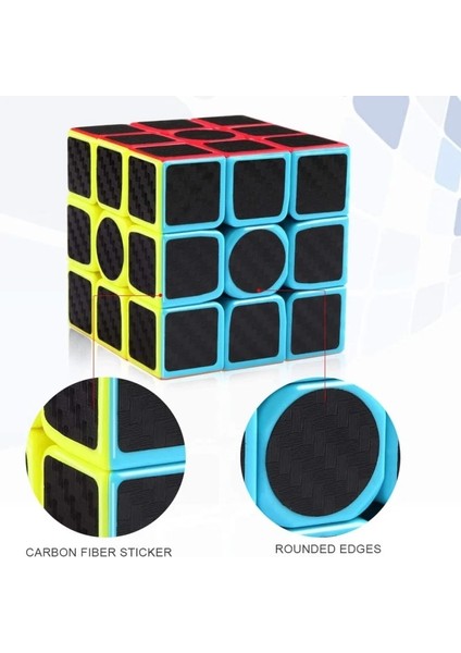 Sarmaşık Karbon Tarzı Magic Cube Qıyı Ms 2xubo Magico Kit Paketi Profesyonel Küp Skewb Hayalet Bulmacalar Stickerless Antistres (Yurt Dışından)