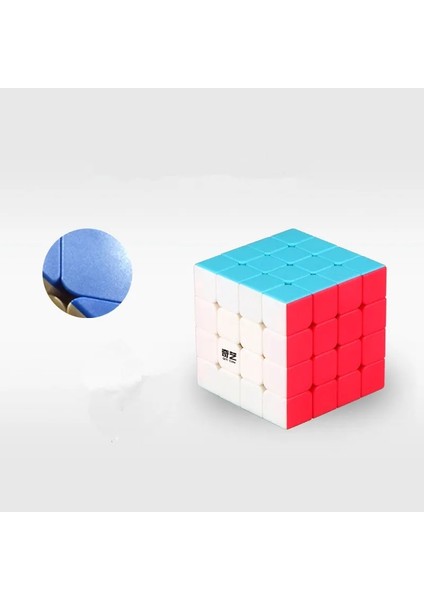 Yapışkansız Stil Qiyi Yuan S 4x4 Sihirli Küp Bulmaca Hız Küpleri Profesyonel Hız Stickeless Cubo Magico Çocuklar Için Eğitici Oyuncak Küp (Yurt Dışından)