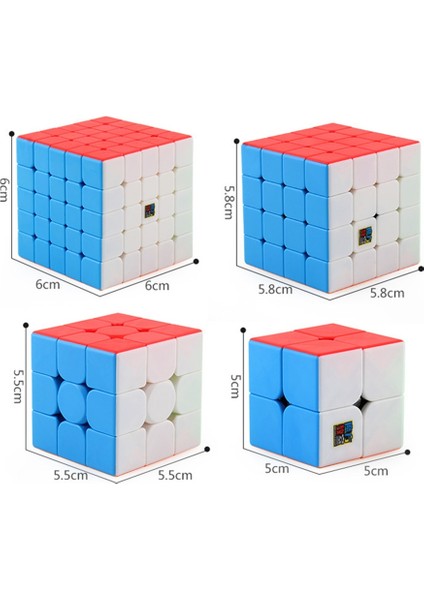 C Stili Moyu Et Küp Hediye Kutusu 2x2 4x4 5x5 Sihirli Küp Profesyonel Cubo Magico 3x3 Hız Küp Oyunu Küp Bulmaca Hediye Oyuncaklar (Yurt Dışından)
