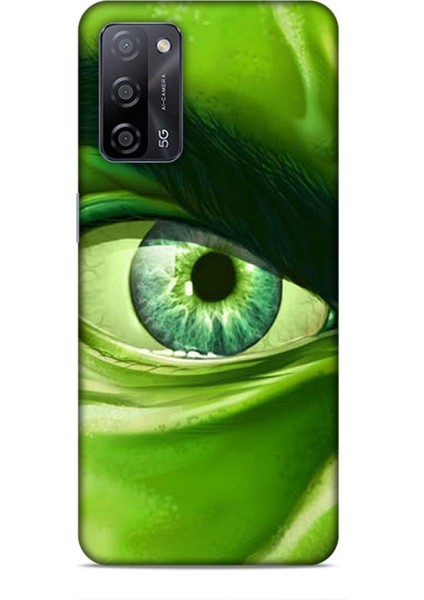 Oppo A55 5g Kılıf Caliburn 29 Hulk Göz Makro Leke Tutmaz Kapak