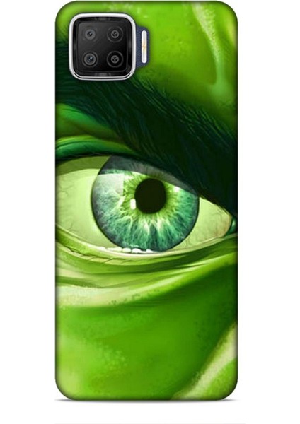 Oppo A73 Kılıf Caliburn 29 Hulk Göz Makro Leke Tutmaz Kapak