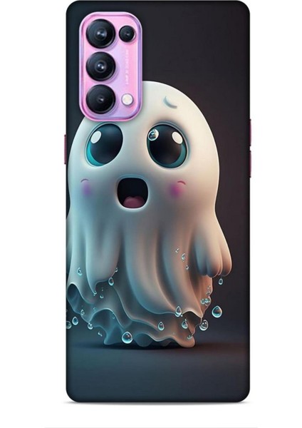 Oppo Reno 5 Pro Kılıf Caliburn 28 Sevimli Hayalet Iz Bırakmayan Kılıf