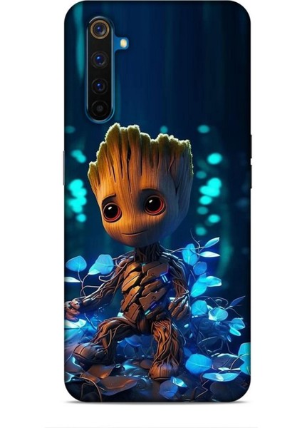 Realme 6 Pro Kılıf Caliburn 26 Bebek Groot Soft Kapak