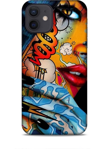 Apple iPhone 12 Kılıf Caliburn 17 Dövme Yumuşak Kılıf