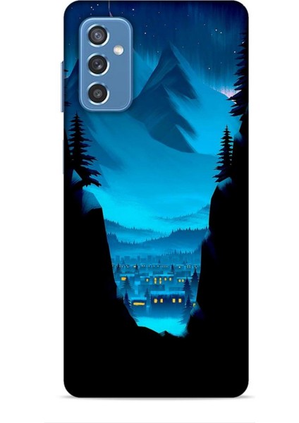 Samsung Galaxy M52 Kılıf Caliburn 14 Norveç Manzara Cover Kılıf