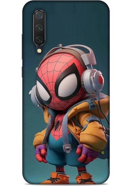 Xiaomi Mi 9 Lite Kılıf Caliburn 25 Spiderman Bebek Soyulmayan Kılıf