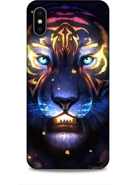 Apple iPhone Xs Max Kılıf Caliburn 12 Aslan Colorful Tasarım Kılıf