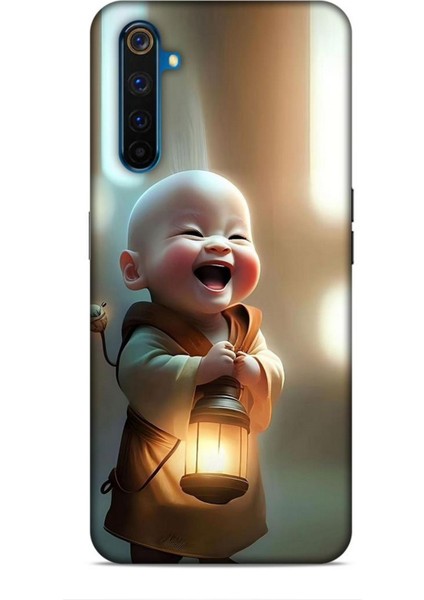 Realme 6 Kılıf Caliburn 27 Asya Bebek Lazer Kesim Silikon