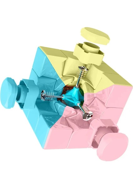 Piramit Tarzı Moyu Meilong 3x3 Küp Hız Sihirli Küp Meslek Bulmaca Küp Eğitim Çocuk Oyun Oyuncaklar Hediye (Yurt Dışından)