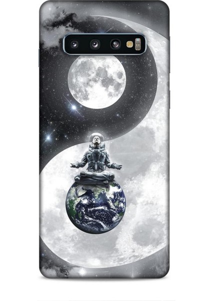 Samsung Galaxy S10 Kılıf Caliburn 3 Ayda Reiki Arka Kapak