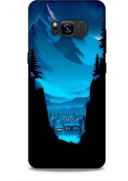 Samsung Galaxy S8 Kılıf Caliburn 14 Norveç Manzara Cover Kılıf