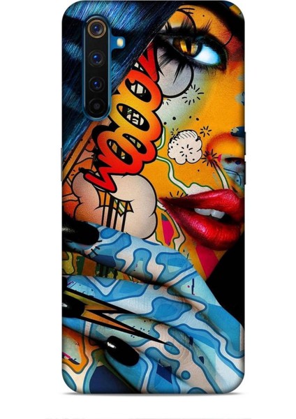 Realme 6 Pro Kılıf Caliburn 17 Dövme Yumuşak Kılıf