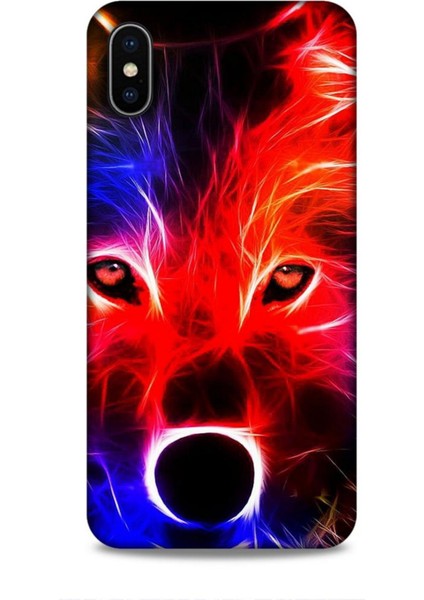 Apple iPhone Xs Max Kılıf Caliburn 16 Kurt Colorful Hediyelik Kılıf