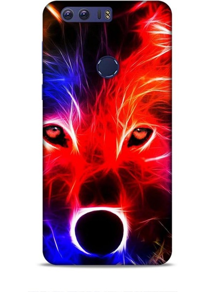 Honor 8A Kılıf Caliburn 16 Kurt Colorful Hediyelik Kılıf