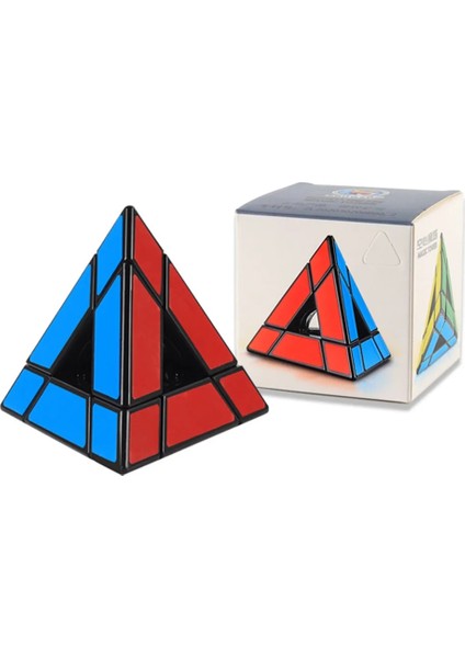Bir Stil Shengshou Ayna Void Sihirli Kule Bulmaca 3x3 Hollow Piramit Profesyonel Cubo Magico Bulmaca Oyuncak Çocuklar Çocuklar Için Hediye Oyuncak (Yurt Dışından)