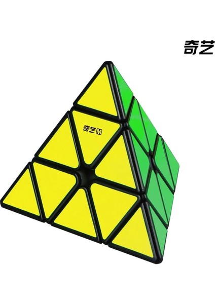 Piramit M Siyah Stil Qiyi Ms Serisi Manyetik Sihirli Küp Hız Küp 2x2 3x3 Piramit Küp 4x4 Cubo Magico 5x5 Bulmaca Küp (Yurt Dışından)