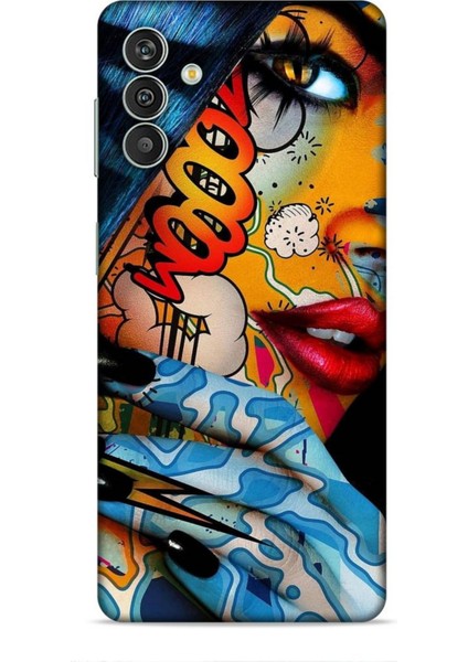 Samsung Galaxy M13 Kılıf Caliburn 17 Dövme Yumuşak Kılıf