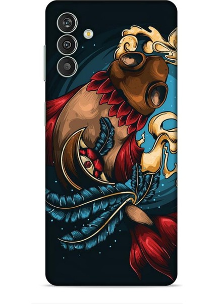 Samsung Galaxy M13 Kılıf Caliburn 18 Balık Parlak Kılıf