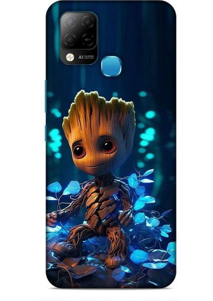 Infinix Hot 10T Kılıf Caliburn 26 Bebek Groot Soft Kapak