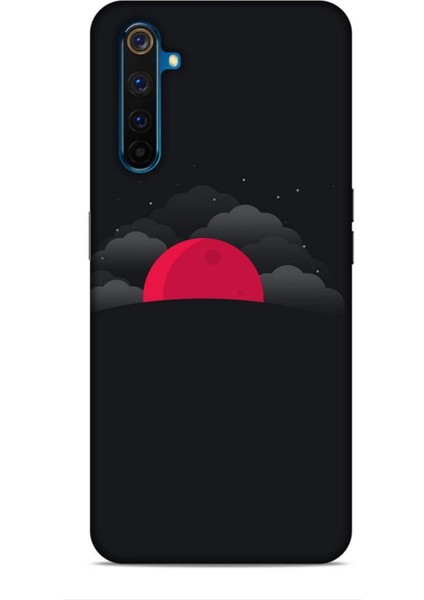 Realme 6 Kılıf Caliburn 13 Kızıl Ay Case Kapak