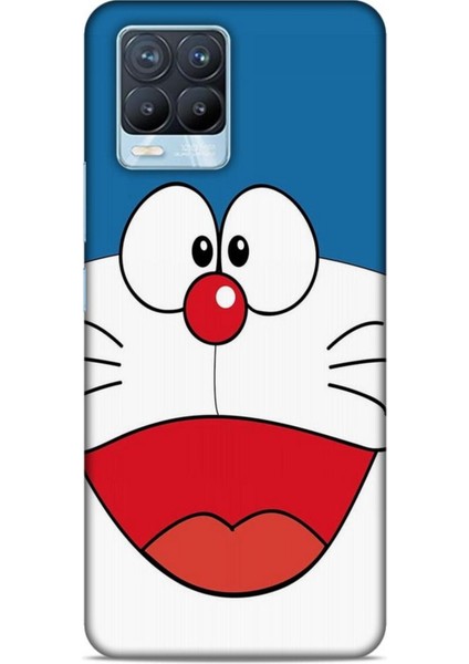 Realme 8 Pro Kılıf Caliburn 22 Mavi Beyaz Kap