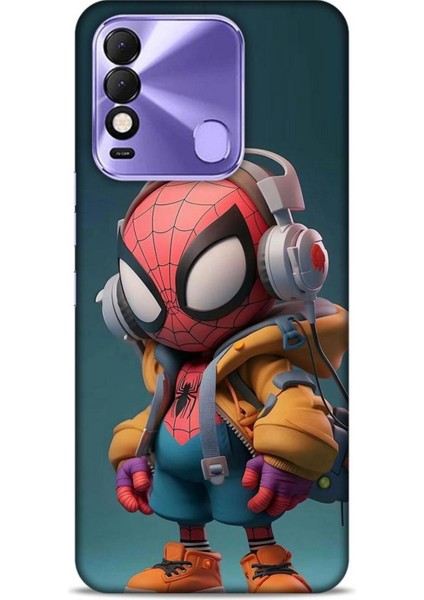 Tecno Spark 8c Kılıf Caliburn 25 Spiderman Bebek Soyulmayan Kılıf