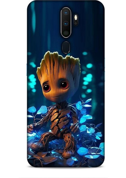 Oppo A9 2020 Kılıf Caliburn 26 Bebek Groot Soft Kapak