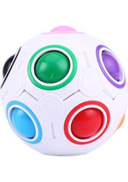 Floresan Işık Stili Yok Antistres Stres Giderici Küp Gökkuşağı Topu Bulmacalar Futbol Sihirli Küp Eğitici Öğrenme Oyuncaklar Çocuklar Için Yetişkin Çocuklar (Yurt Dışından)
