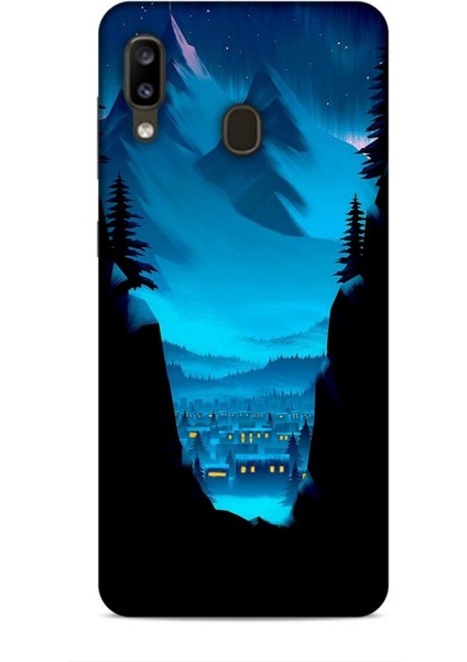 Samsung Galaxy A20 Kılıf Caliburn 14 Norveç Manzara Cover Kılıf