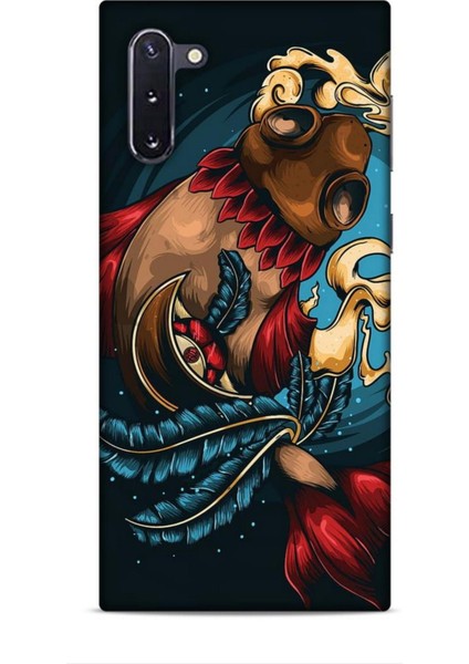 Samsung Galaxy Note 10 Kılıf Caliburn 18 Balık Parlak Kılıf