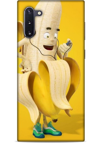 Samsung Galaxy Note 10 Kılıf Caliburn 21 Muz Sarı Darbe Önleyici Kapak