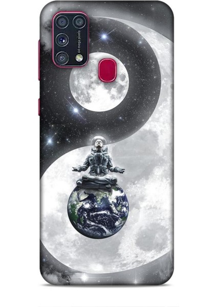 Samsung Galaxy M31 Kılıf Caliburn 3 Ayda Reiki Arka Kapak