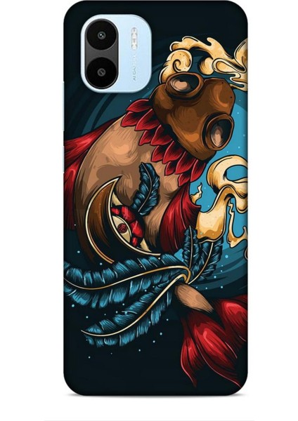 Xiaomi Redmi A1 Kılıf Caliburn 18 Balık Parlak Kılıf