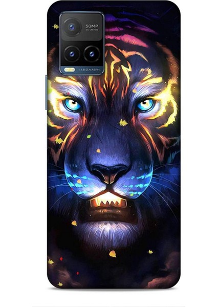 Vivo Y21 Kılıf Caliburn 12 Aslan Colorful Tasarım Kılıf