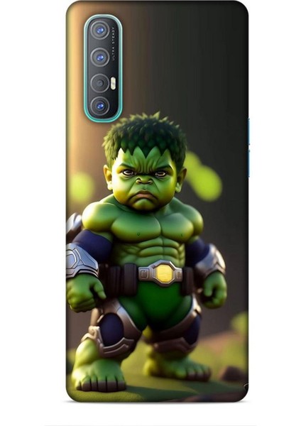 Oppo Reno 3 Pro Kılıf Caliburn 24 Hulk Bebek Darbe Emici Kılıf