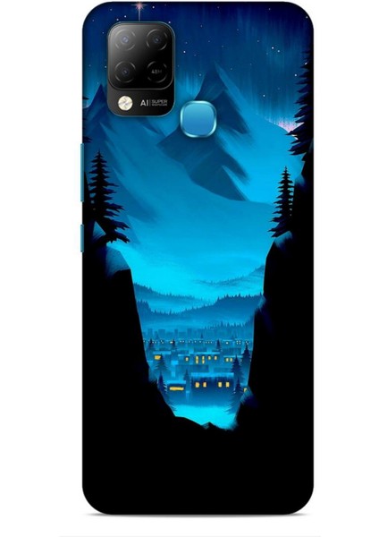 Infinix Hot 10T Kılıf Caliburn 14 Norveç Manzara Cover Kılıf
