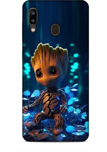 Samsung Galaxy A20 Kılıf Caliburn 26 Bebek Groot Soft Kapak