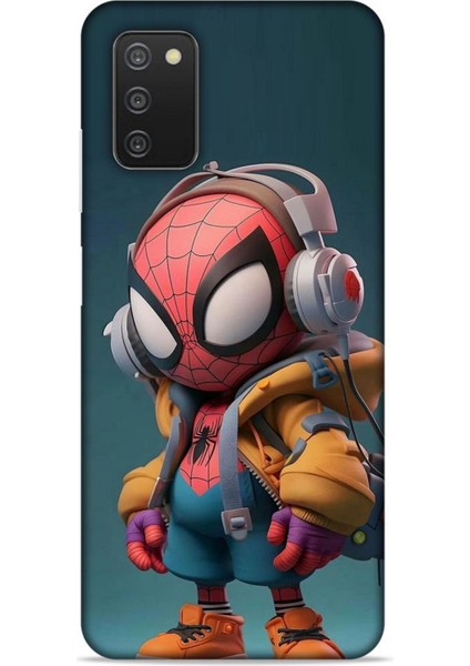 Samsung Galaxy A03S Kılıf Caliburn 25 Spiderman Bebek Soyulmayan Kılıf