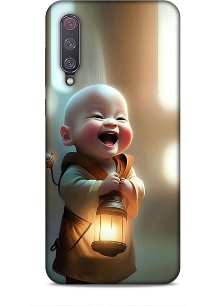 Xiaomi Mi 9 Kılıf Caliburn 27 Asya Bebek Lazer Kesim Silikon