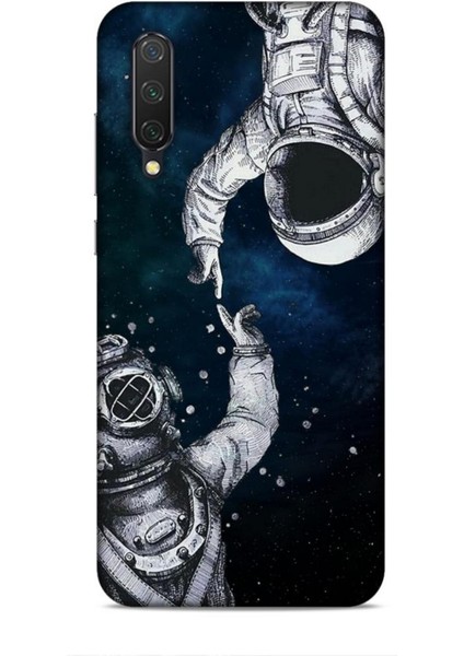 Xiaomi Mi 9 Lite Kılıf Caliburn 5 Kozmonot Koruma Kılıfı