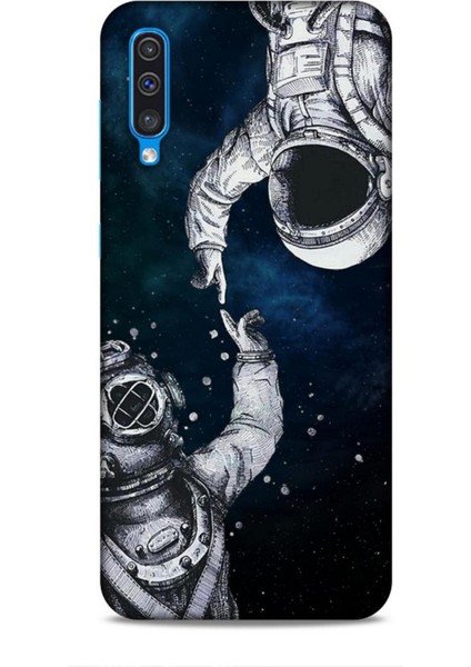 Samsung Galaxy A30S Kılıf Caliburn 5 Kozmonot Koruma Kılıfı