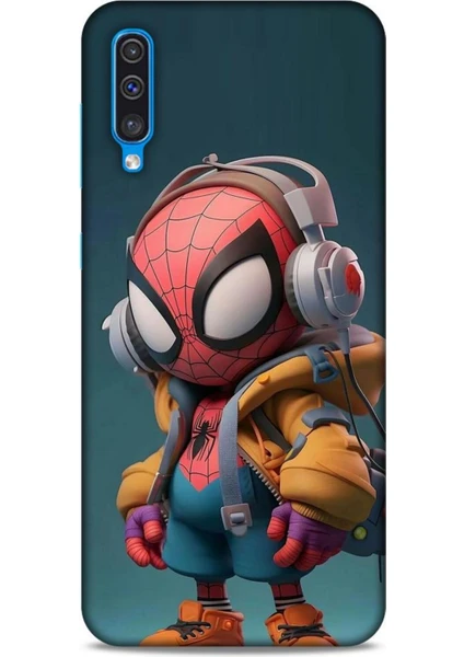 Samsung Galaxy A30S Kılıf Caliburn 25 Spiderman Bebek Soyulmayan Kılıf