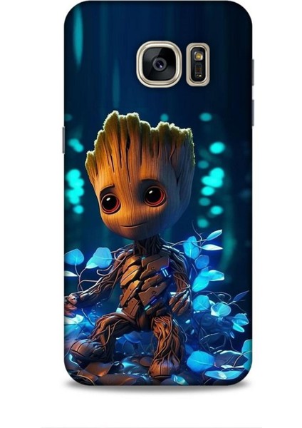 Samsung Galaxy S7 Kılıf Caliburn 26 Bebek Groot Soft Kapak