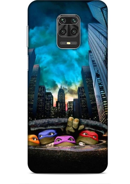 Xiaomi Redmi Note 9s Kılıf Caliburn 11 Ninja Kablumbağalar 4K Baskılı Kılıf