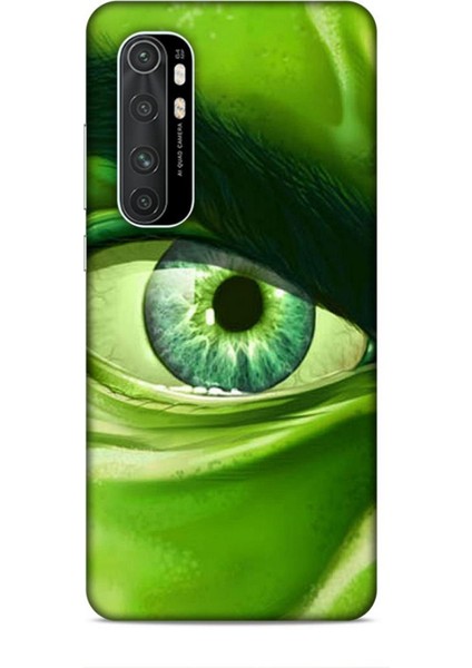 Xiaomi Mi Note 10 Lite Kılıf Caliburn 29 Hulk Göz Makro Leke Tutmaz Kapak