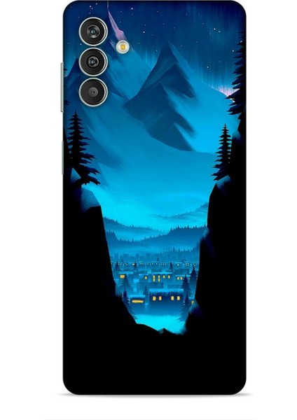 Samsung Galaxy M13 Kılıf Caliburn 14 Norveç Manzara Cover Kılıf