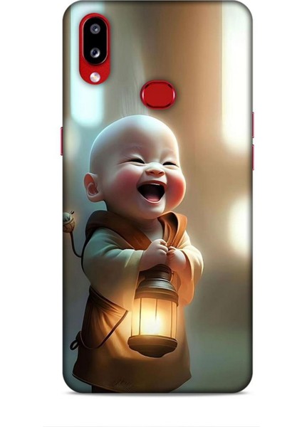 Samsung Galaxy A10S Kılıf Caliburn 27 Asya Bebek Lazer Kesim Silikon