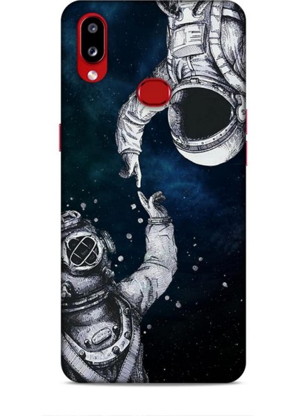 Samsung Galaxy A10S Kılıf Caliburn 5 Kozmonot Koruma Kılıfı